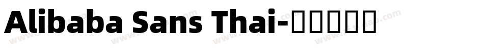 Alibaba Sans Thai字体转换
